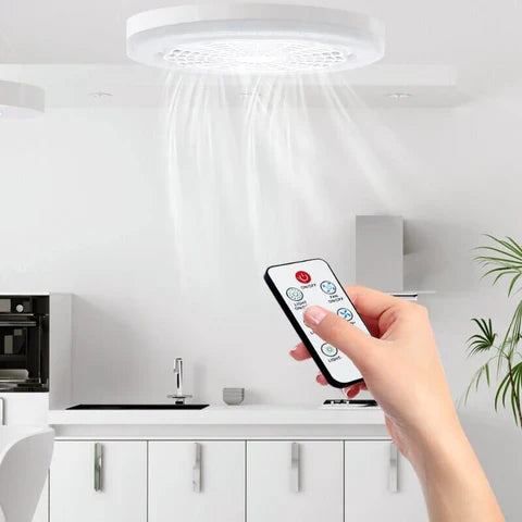 Ventilador LED TURBOMAX 2 em 1 / super potente +Ar fresco instantâneo